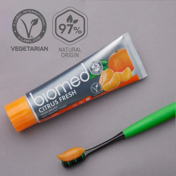 BIOMED Сitrus Fresh 97 % naturlig uppfriskande tandkräm 100 g