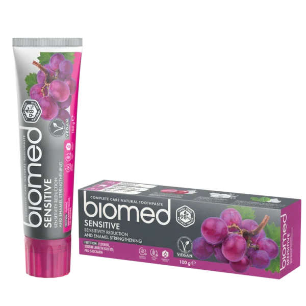 BIOMED Sensitive 98 % känslighetsminskande tandkräm 100 g - Bild 2